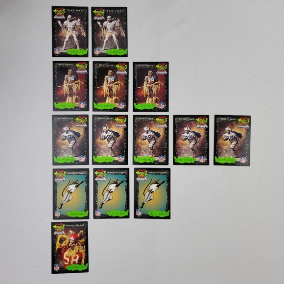 Lot Of 1994 Coca-Cola Monsters Of The Gridiron Football Trading Cards - Picture 8 of 16